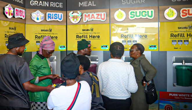 Image: SKUBU refill store in Diepsloot Image: SKUBU refill store in Diepsloot