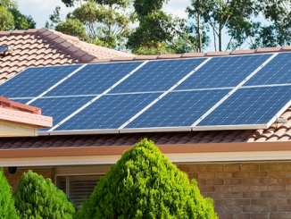 Image: Solar panels on a rooftop