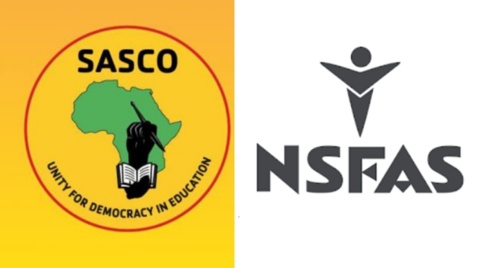 Image: SASCO and NSFAS Image: SASCO and NSFAS
